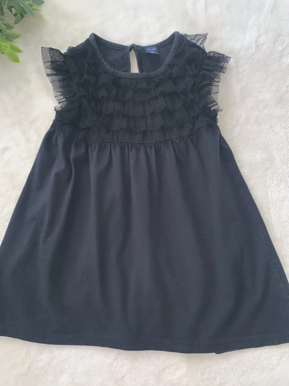 GAP Black Tulle Swing Top 5 Girls GUC - Picture 2 of 8